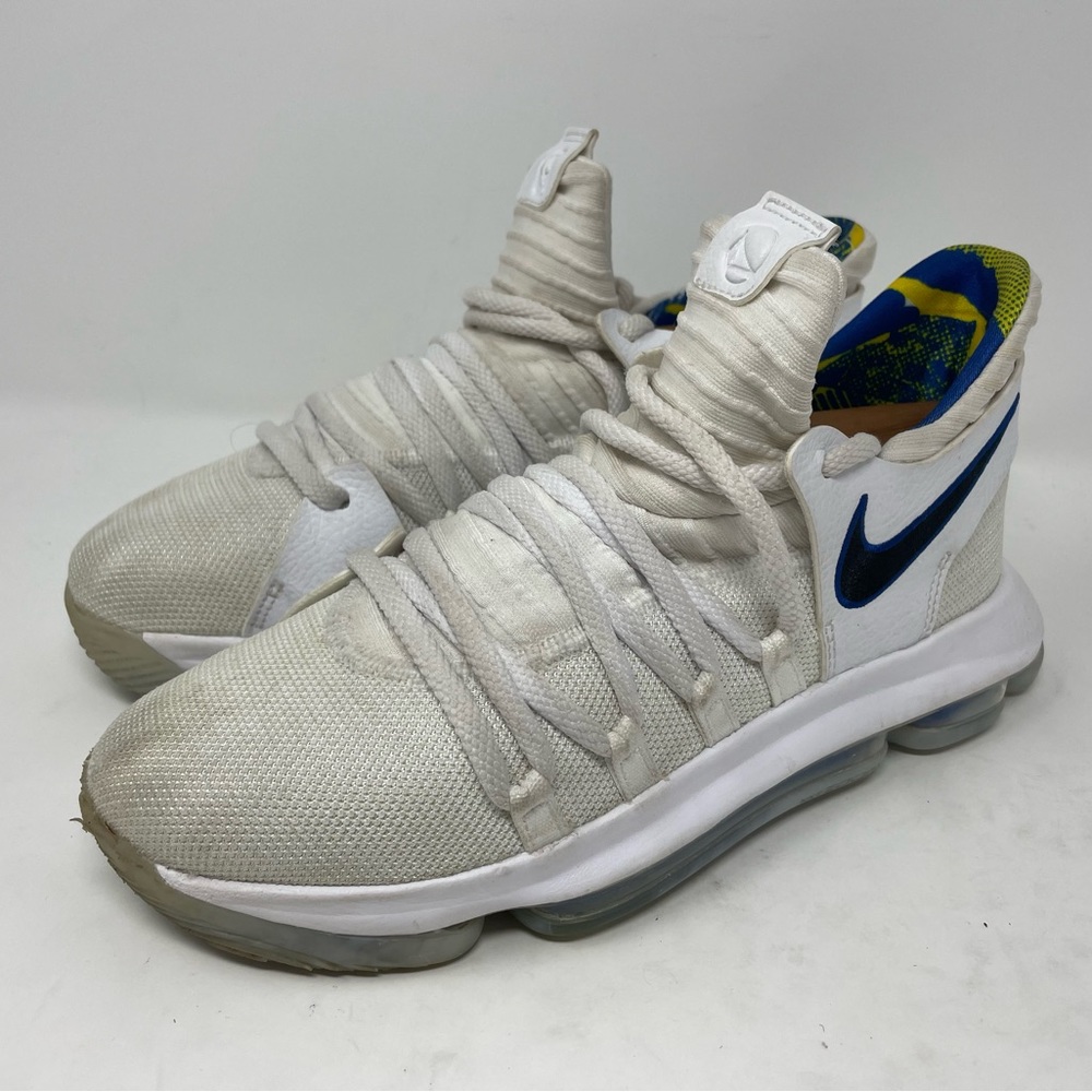 Nike Zoom air KD 10 warriors NBA LTD sz 6Y womens 7.5 aj7781-101 shoes